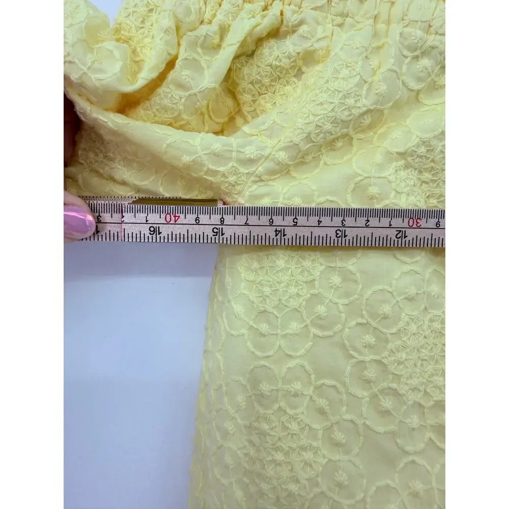 Lilly Pulitzer Katara Off-the-Shoulder Top in Yellow size XS